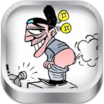 fart effects sound android application logo